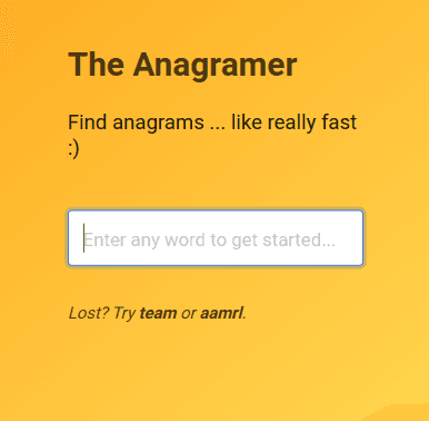 Anagramer